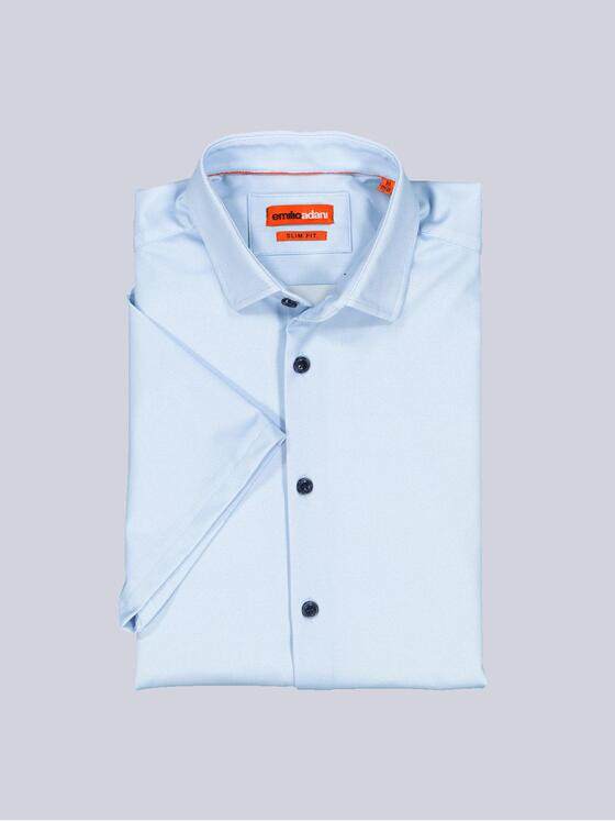 emilio adani Herren Funktionshemd aus Jersey Blau 38799