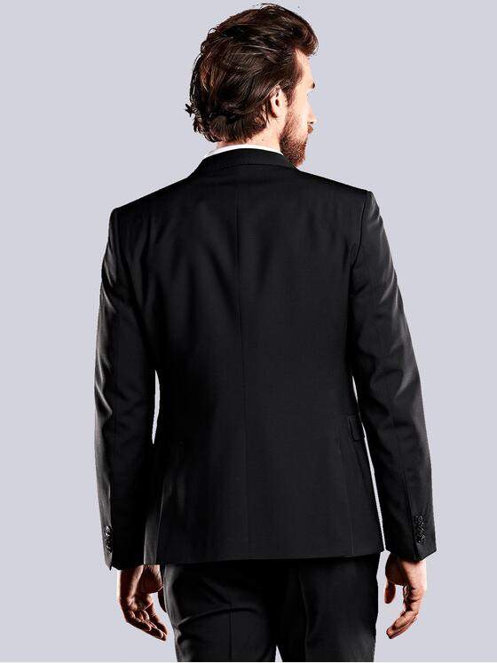 emilio adani Herren Anzug-Sakko Slim Fit Schwarz 33499