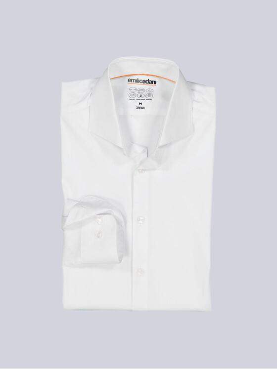 emilio adani Herren Performance Hemd "My Favorite" weiß Reinweiss 38000