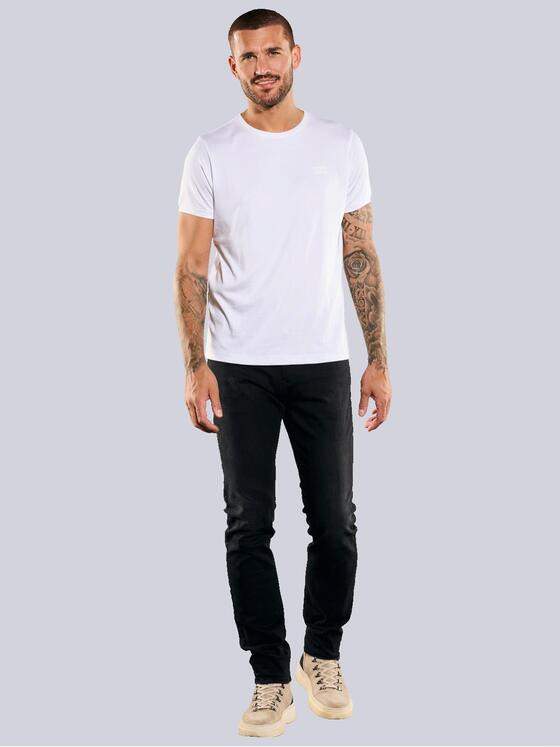emilio adani Herren Superstretch-Jeans slim fit Schwarz 35514