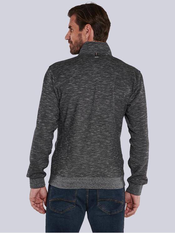 engbers Herren Sweatjacke mit Stehkragen Grau 35738