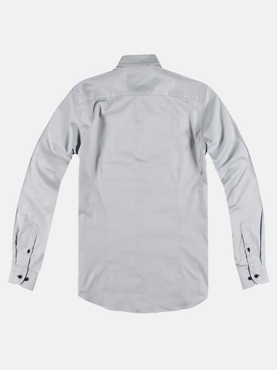 engbers Herren Hemd mit edlen Teilungsnähten Hellgrau 30938