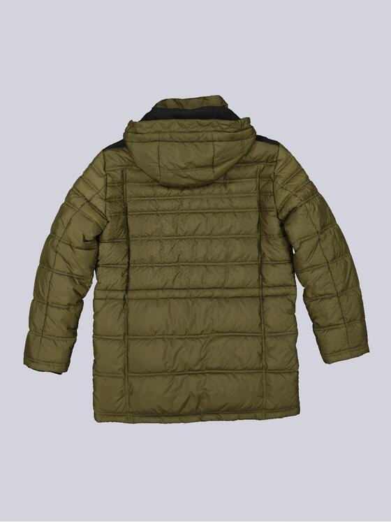 engbers Herren Steppjacke mit abnehmbarer Kapuze Grün 35533