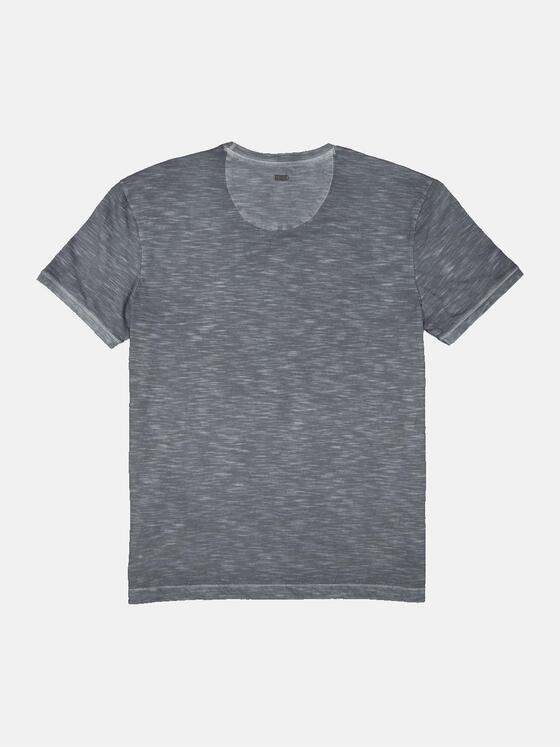 engbers Herren T-Shirt meliert Blau 35127