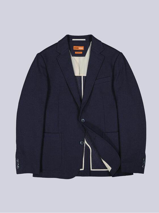 emilio adani Herren Freizeit-Sakko slim fit Blau 38223