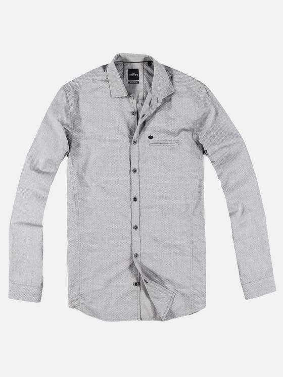 engbers Herren Sakko-Hemd Hellgrau 30542