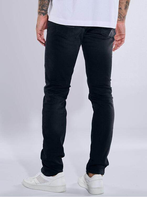 emilio adani Herren Super-Stretch-Jeans slim fit Grau 37359