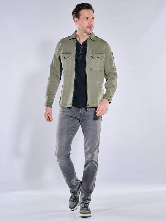 engbers Herren Overshirt aus kernigem Twill Khaki 40043