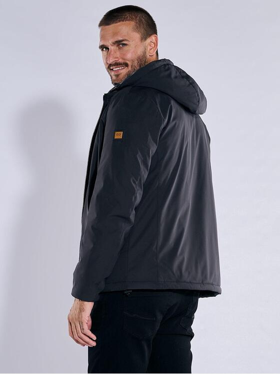 emilio adani Herren Wendejacke mit Soronafüllung Schwarz 37432