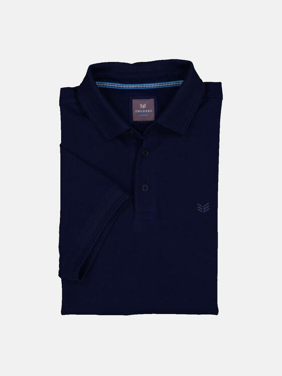 ENGBERS GERMANY Herren Polo-Shirt regular Blau 36834
