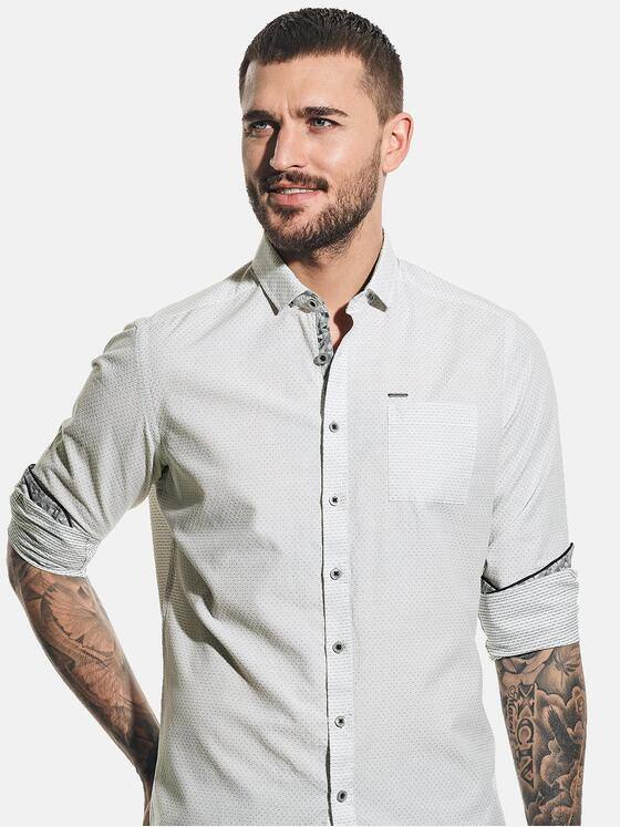 emilio adani Herren Hemd langarm Weiß 31226