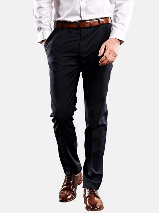 emilio adani Herren Anzug-Hose Slim Fit Saphirblau 33492