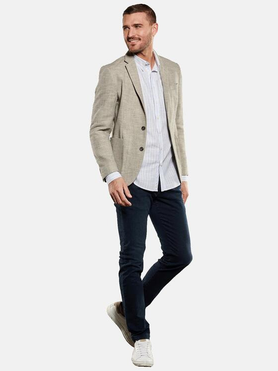 emilio adani Herren Freizeit-Sakko slim fit Beige 34607