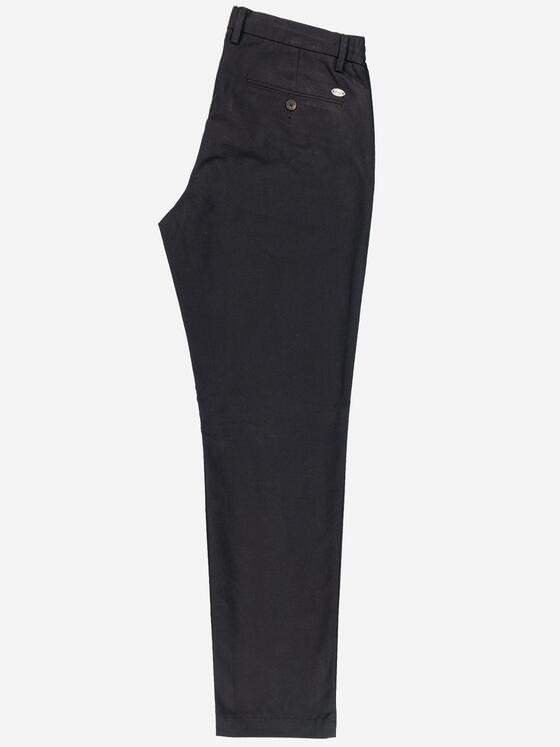 engbers Herren Chino mit Tunnelzug Schwarz 38114