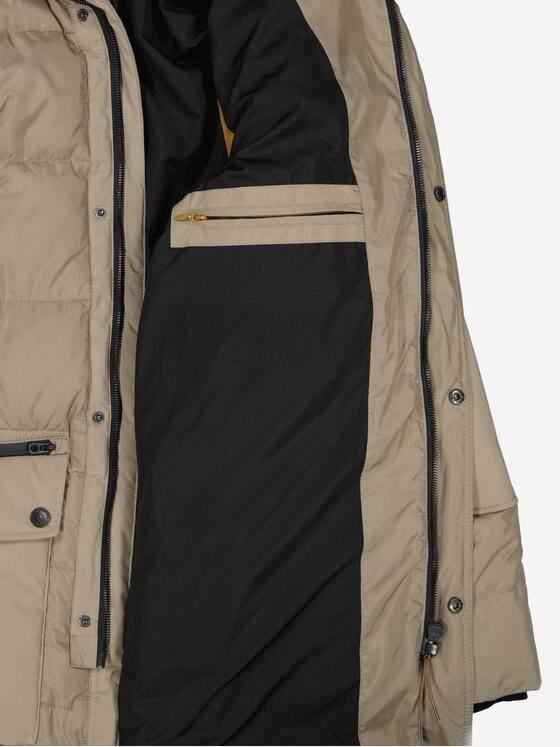 engbers Herren Steppjacke mit abnehmbarer Kapuze Beige 37458