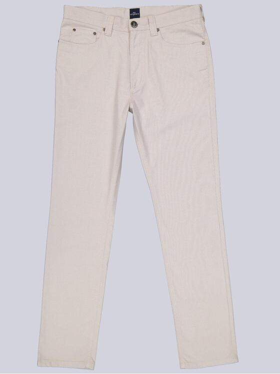engbers Herren Softe 5-Pocket Hose Beige 40398