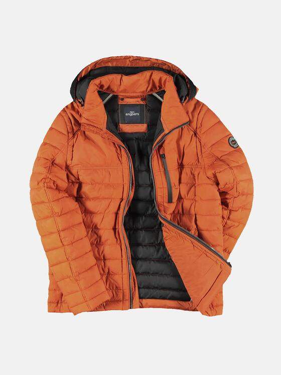 engbers Herren Steppjacke mit leichter Struktur Orange 31909