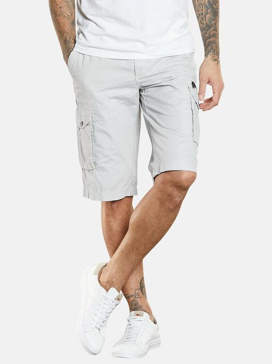 emilio adani Herren Cargo-Bermuda regular Grau 34663
