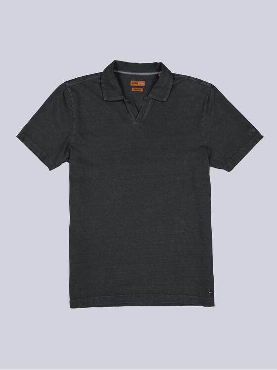 emilio adani Herren Polo-Shirt meliert Grau 38935