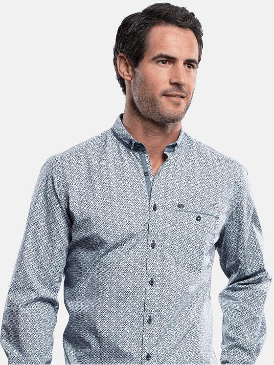engbers Herren Hemd langarm Marineblau 28902