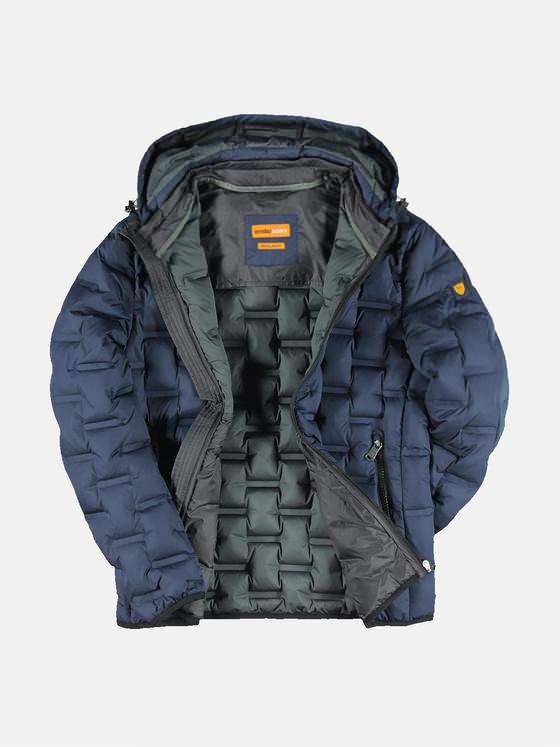emilio adani Herren Jacke in neuer Steppoptik Blau 31860