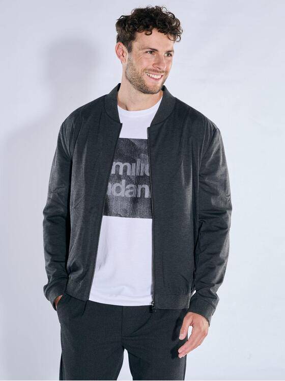 emilio adani Herren Blouson-Sakko Anthrazit 39823