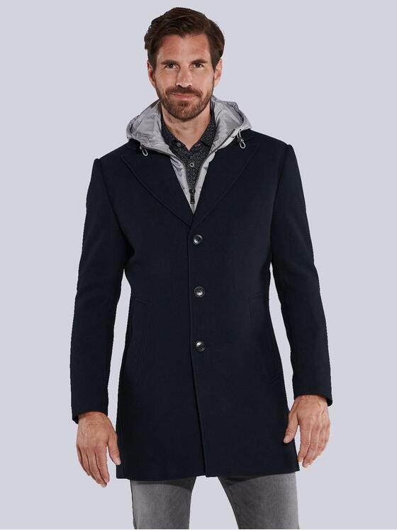 engbers Herren Mantel regular Blau 35484