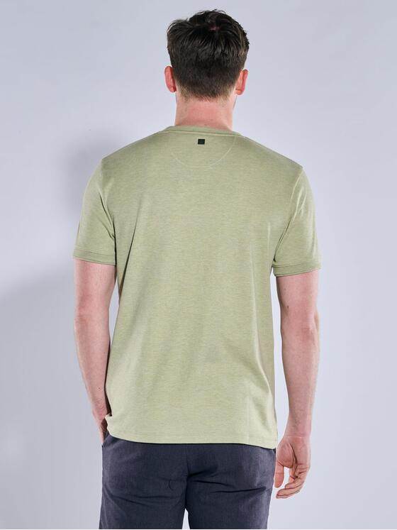 ENGBERS GERMANY Herren T-Shirt Baumwoll-Hightechmaterial Hellgruen 38571