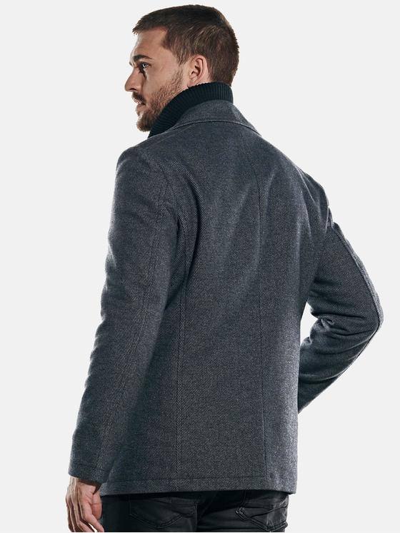 emilio adani Herren Jacke im Caban-Style Grau 32000