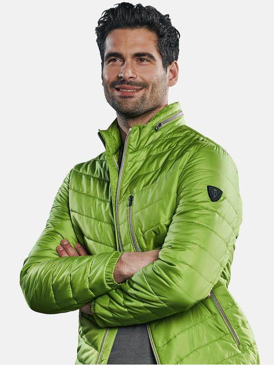 engbers Herren Sportive Steppjacke in Trendfarbe Grasgruen 31032