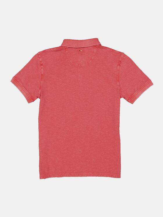 emilio adani Herren Polo-Shirt strukturiert Rot 34312