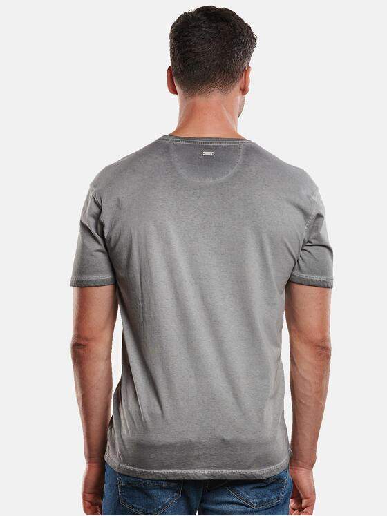 engbers Herren T-Shirt Rundhals mit Stickerei Grau 31658