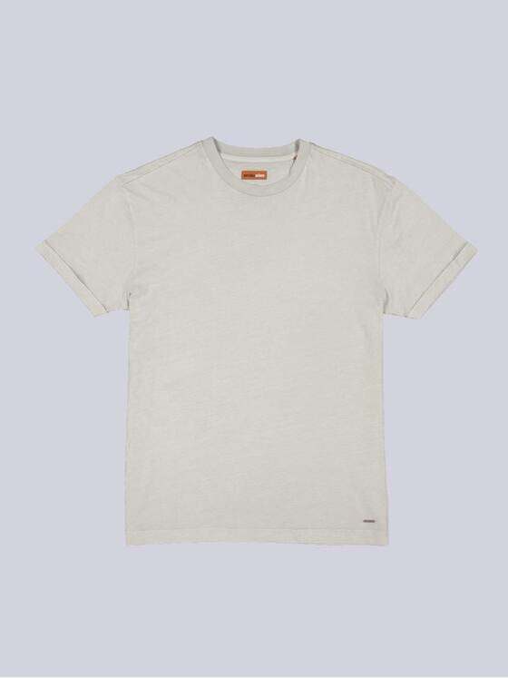 emilio adani Herren T-Shirt uni Beige 34550