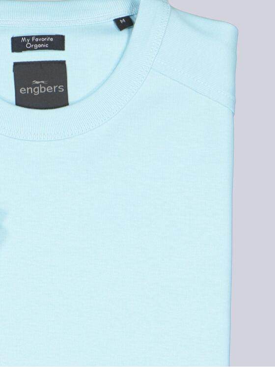 engbers Herren Basic-Shirt "My Favorite" organic Hellblau 39263