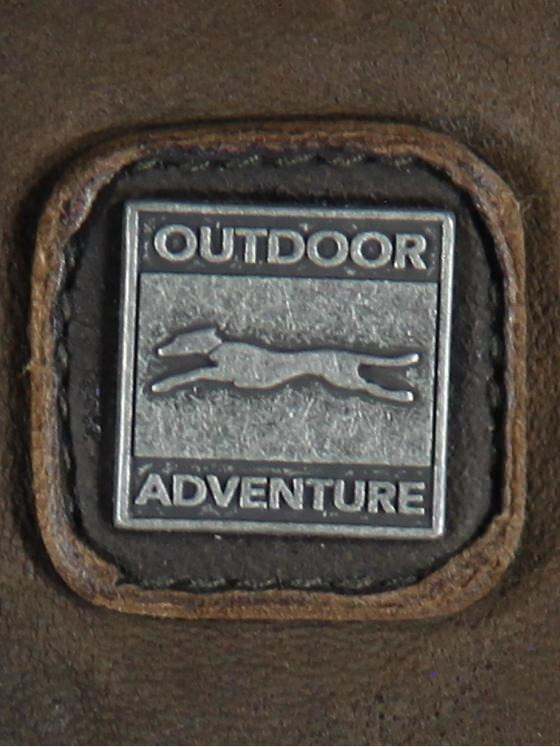 engbers Herren Lederjacke mit abnehmbarem Kunstpelz Braun 30160