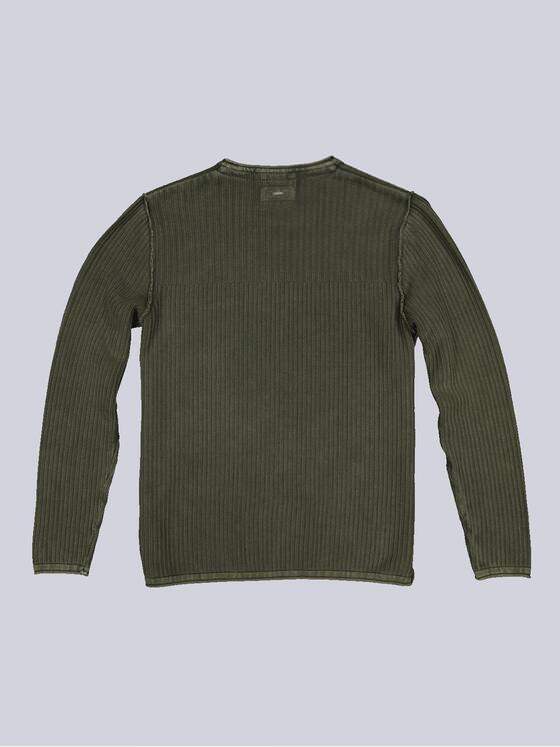 emilio adani Herren Pullover uni Grün 35323