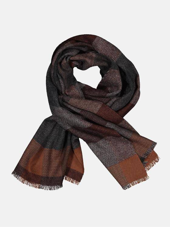 engbers Herren Schal uni Rot 32352