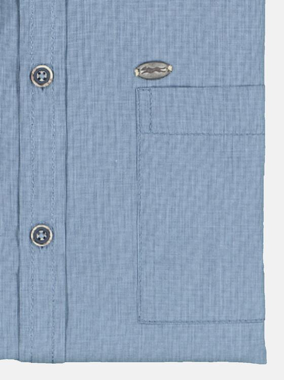 engbers Herren Kurzarm-Hemd regular Blau 36876