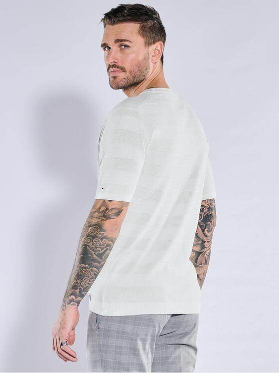 emilio adani Herren T-Shirt aus Strick Grau 38883