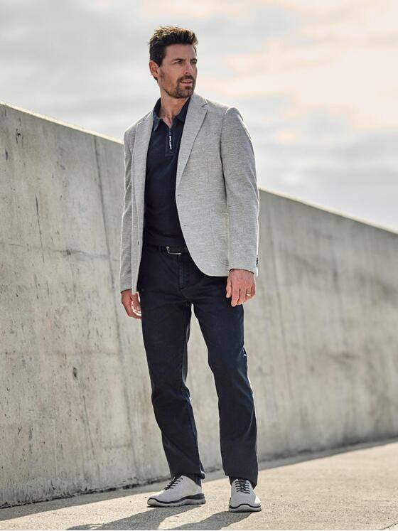 engbers Herren Freizeit-Sakko slim fit Hellgrau 38253