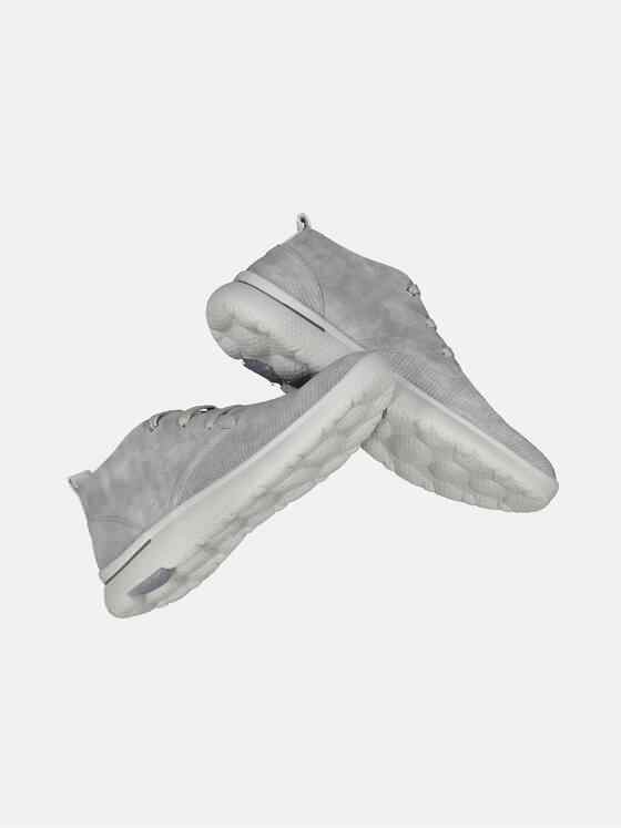 engbers Herren Halbschuh aus Leder Grau 34419