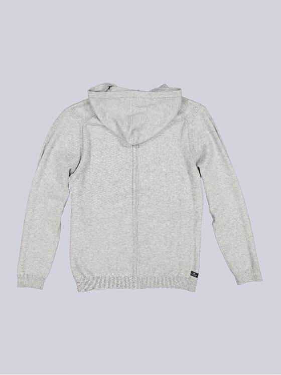 engbers Herren Strickjacke mit Kapuze Grau 35742