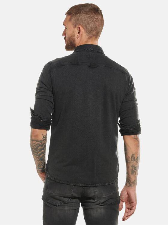 emilio adani Herren Polo-Shirt gefärbt Grau 31984