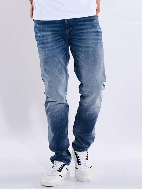 emilio adani Herren Super-Stretch-Jeans slim fit Blau 36267