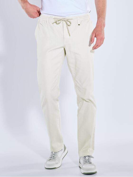 engbers Herren Chino mit Tunnelzug Naturweiss 39118