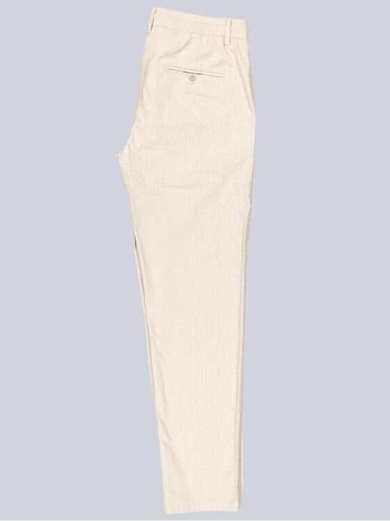 ENGBERS GERMANY Herren Chino mit Leinenanteil Beige 38860