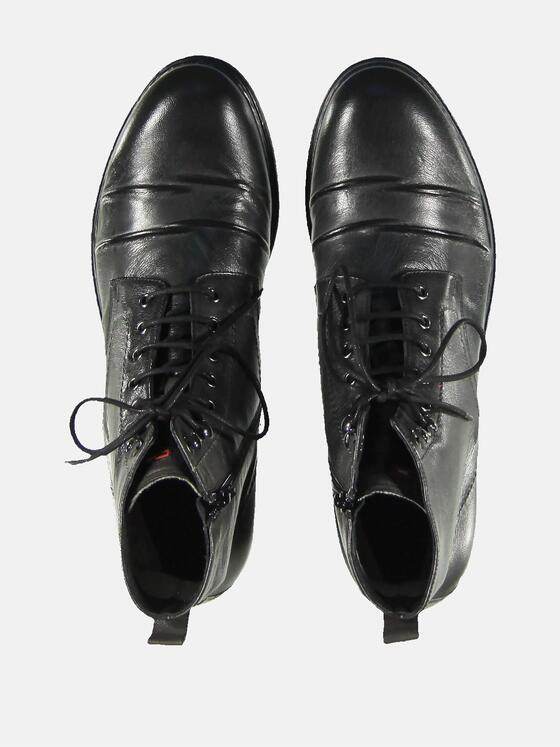 emilio adani Herren Boots mit Micro-Fleece-Futter Grau 31936