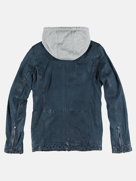 engbers Herren Lederjacke Indigoblau 31034