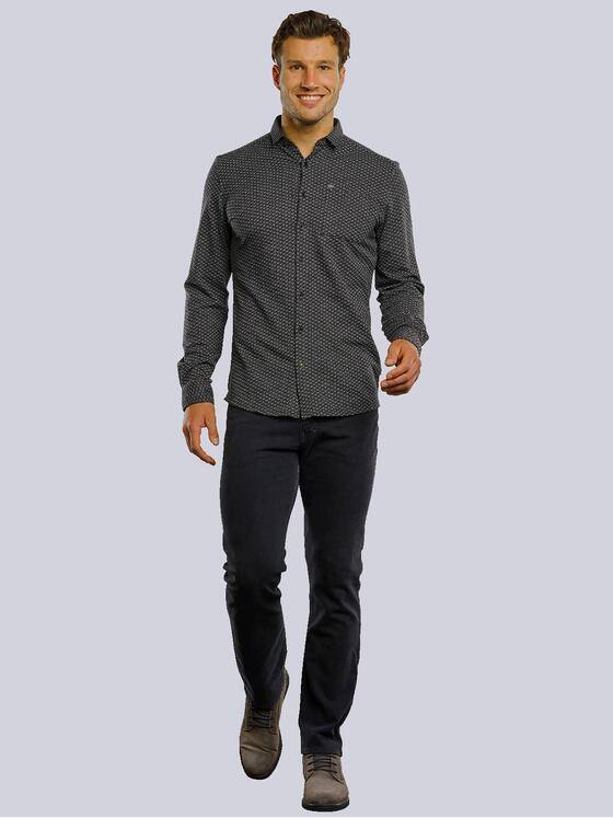 engbers Herren Hemd langarm Schwarz 34032