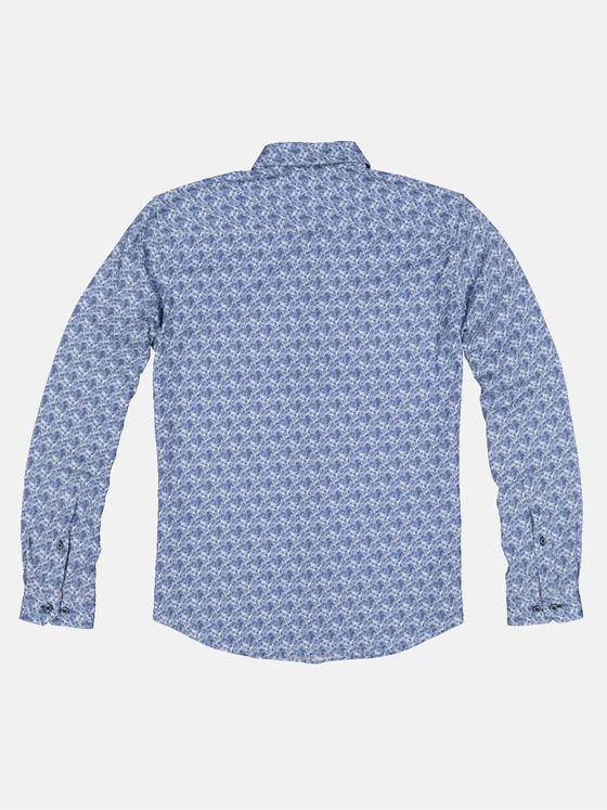 engbers Herren Langarm-Hemd Jersey Brilliantblau 32669